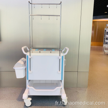 Chariot multifonctionnel de traitement d&#39;ABS en acier d&#39;hôpital